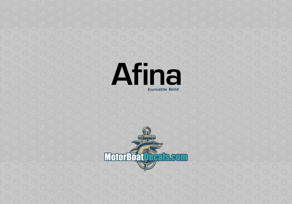 Afina Manufacturer Style Decal