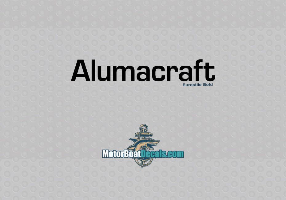 Alumacraft Manufacturer Style Decal