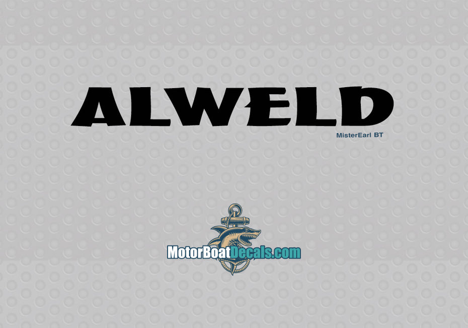 Alweld Manufacturer Style Decal