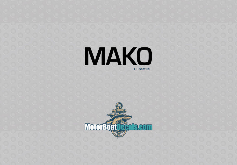 Mako Manufacturer Style Decal