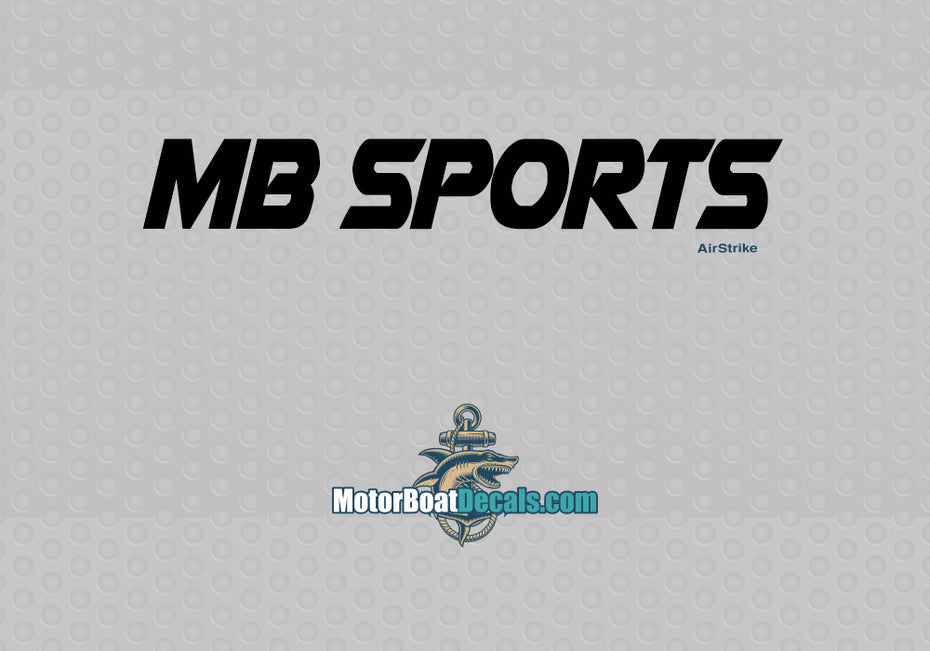 MB Sports Manufacturer Style Decal