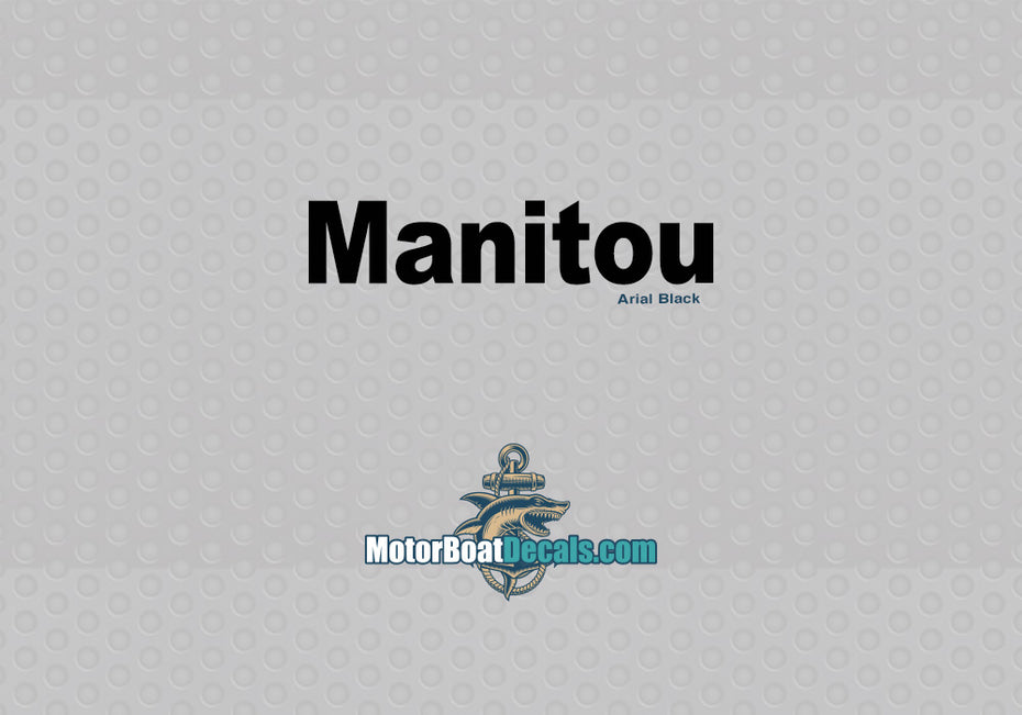 Manitou Manufacturer Style Decal