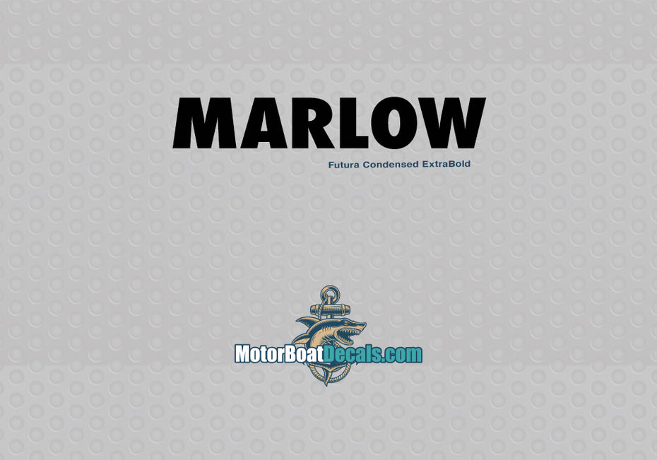 Marlow Manufacturer Style Decal