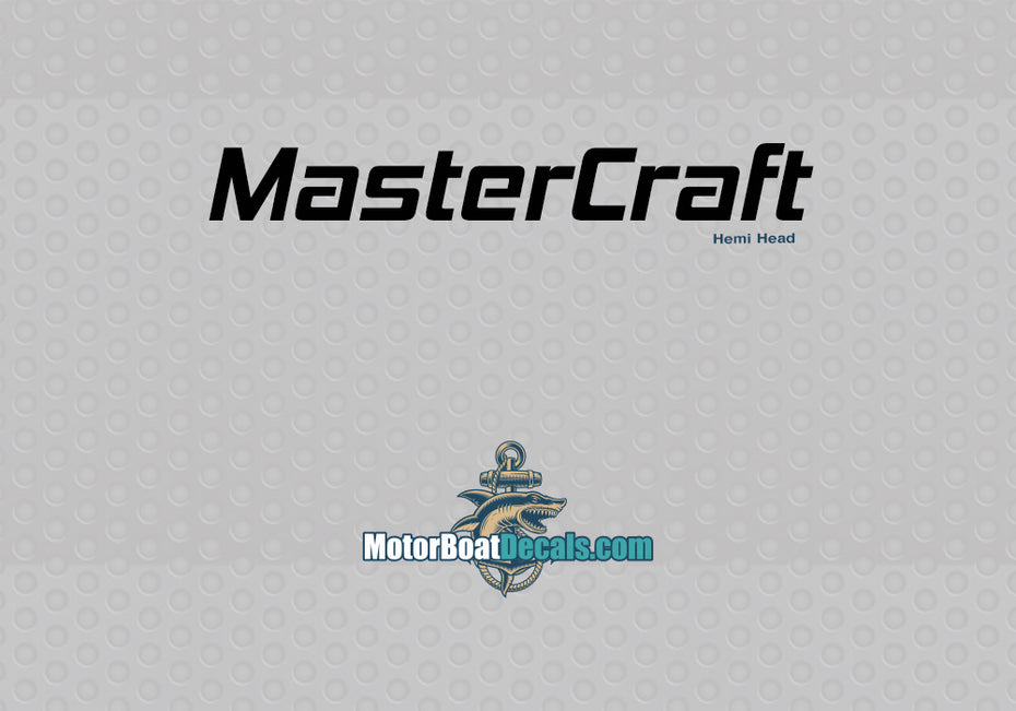 MasterCraft Manufacturer Style Decal