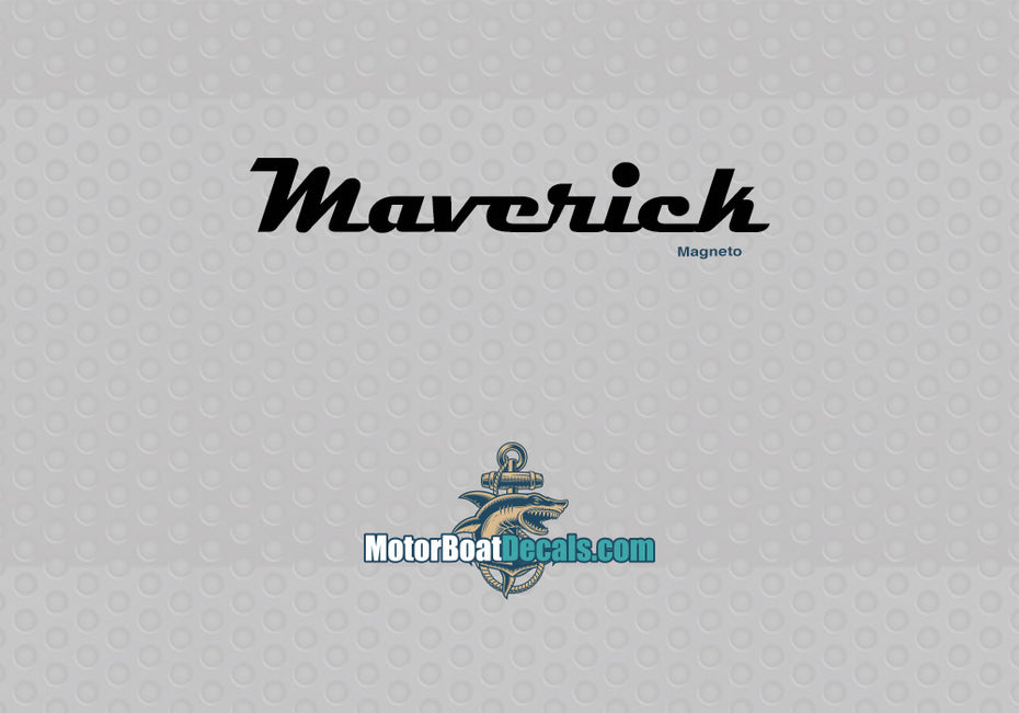 Mavrick Manufacturer Style Decal