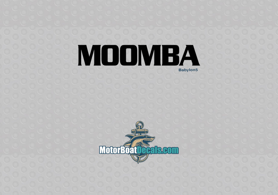 Moomba Manufacturer Style Decal