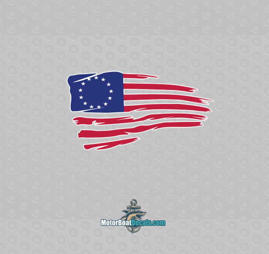 Confederate Flag Right Facing Decal