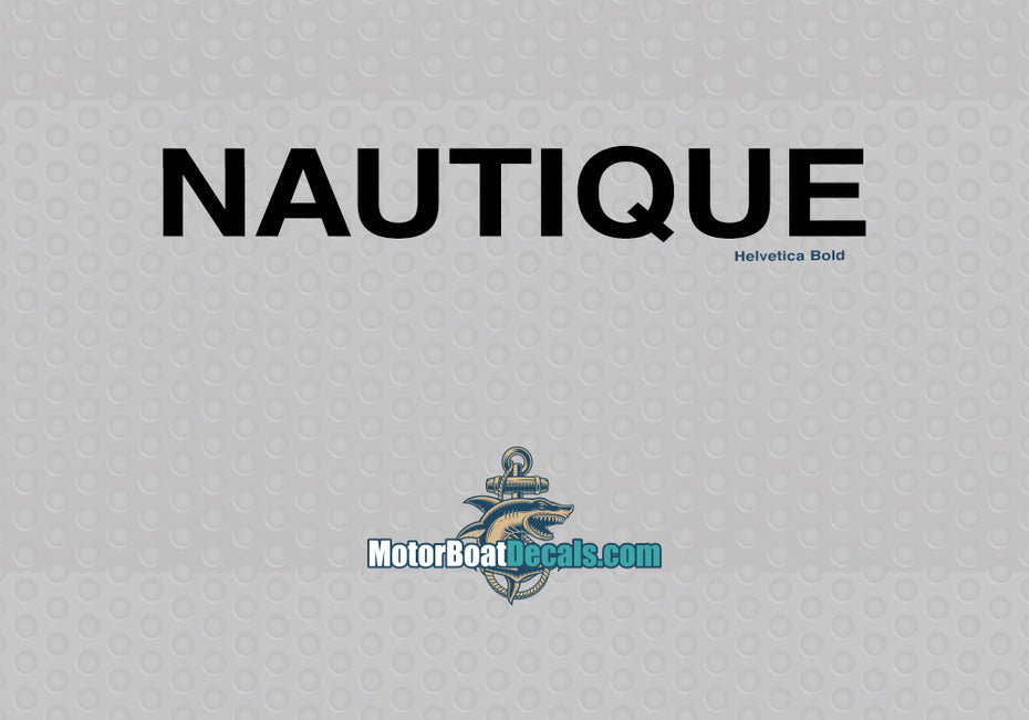 Nautique Manufacturer Style Decal