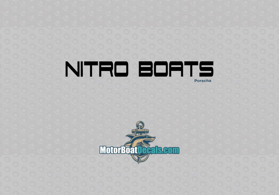 Nitro Boats Manufacturer Style Decal