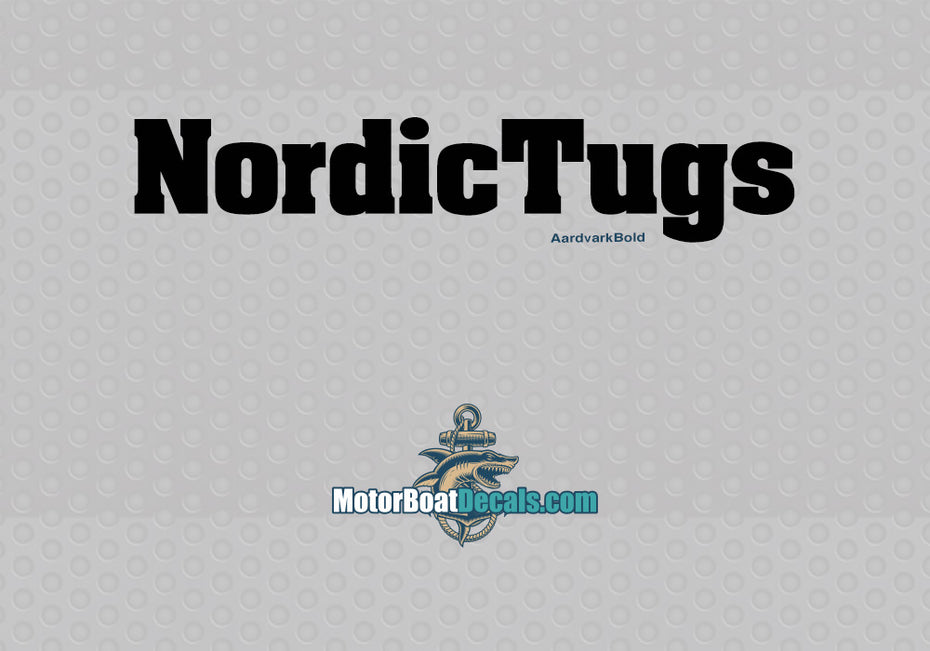 NordicTug Manufacturer Style Decal