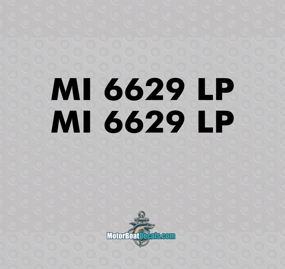 Motorboat Decals
