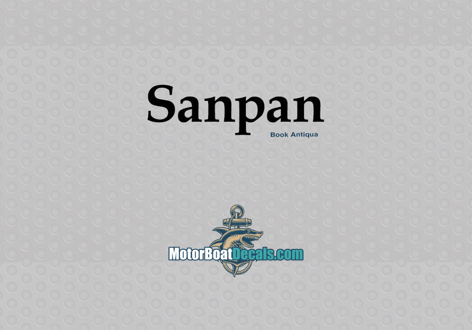 Sanpan Manufacturer Style Decal