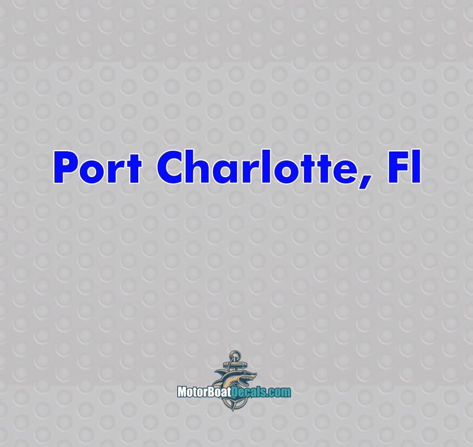 Futura 2 Color Hailing Port Decal