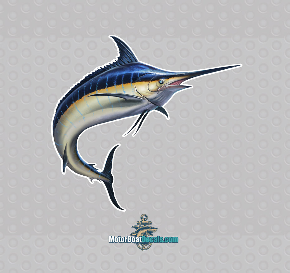 Marlin Right Facing Decal