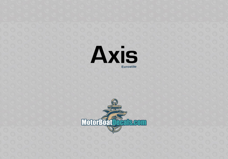 Axis Manufacturer Style Decal