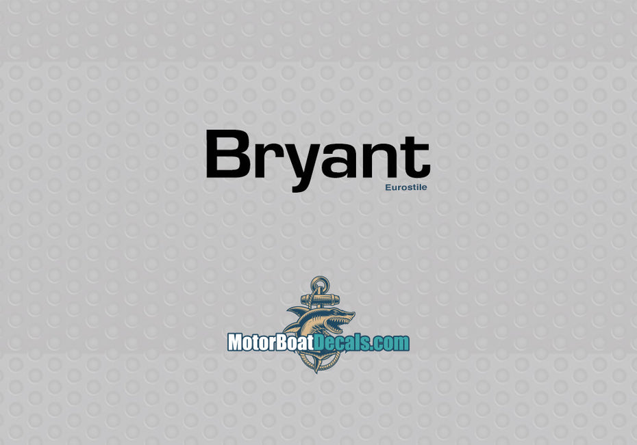 Bryant Manufacturer Style Decal