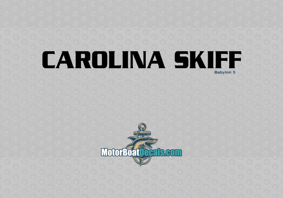 Carolina Skiff Manufacturer Style Decal