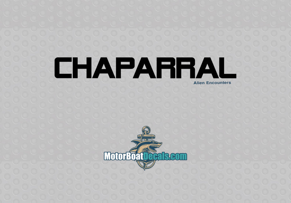 Chaparral Manufacturer Style Decal