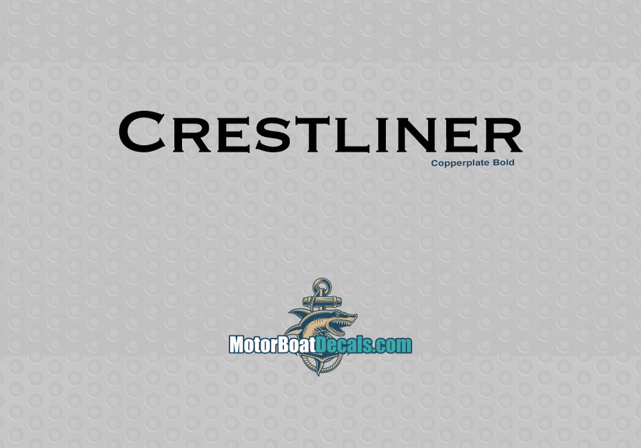 Crestliner Manufacturer Style Decal