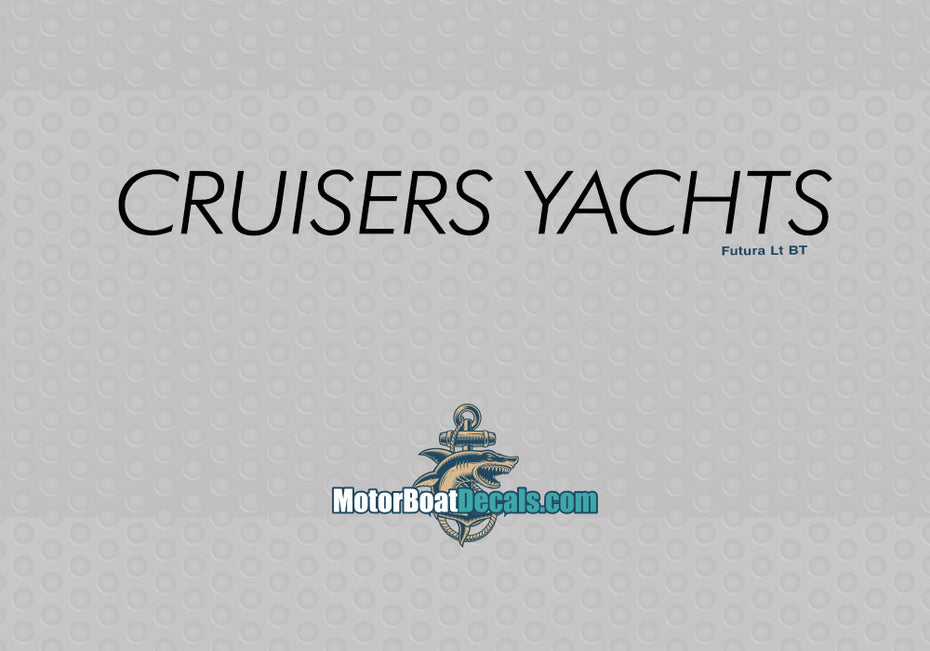 Cruisers Yachts Manufacturer Style Decal