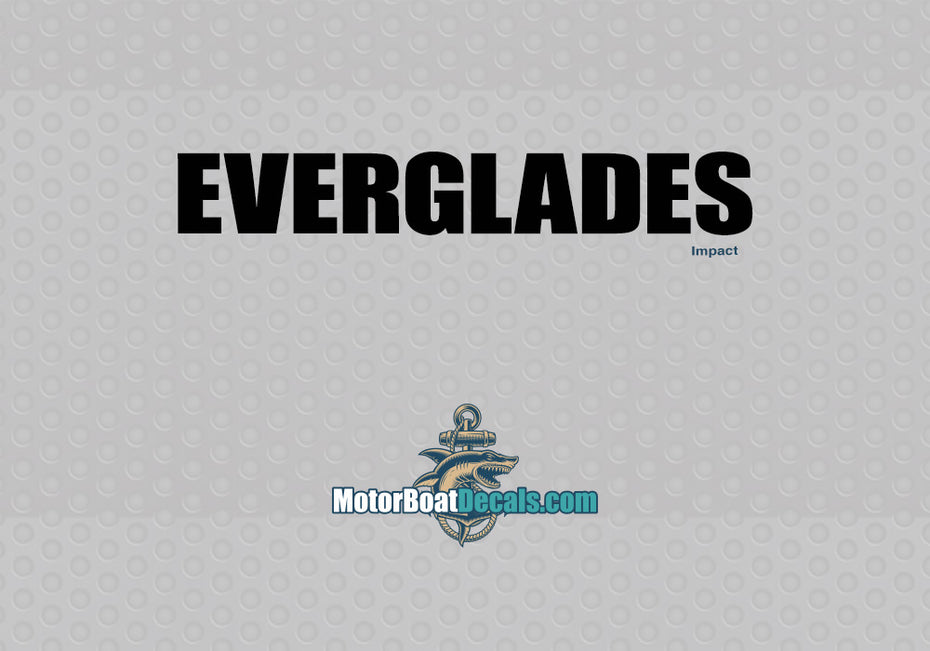 Everglades Manufacturer Style Decal