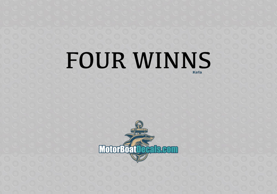 Four Winns Manufacturer Style Decal