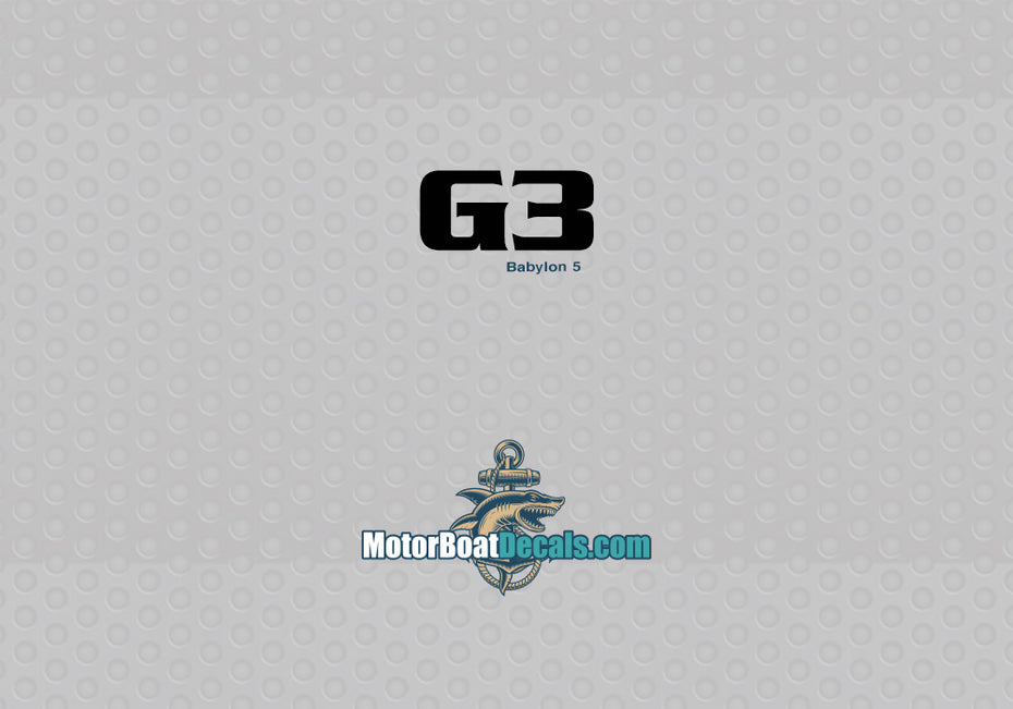 G3 Manufacturer Style Decal