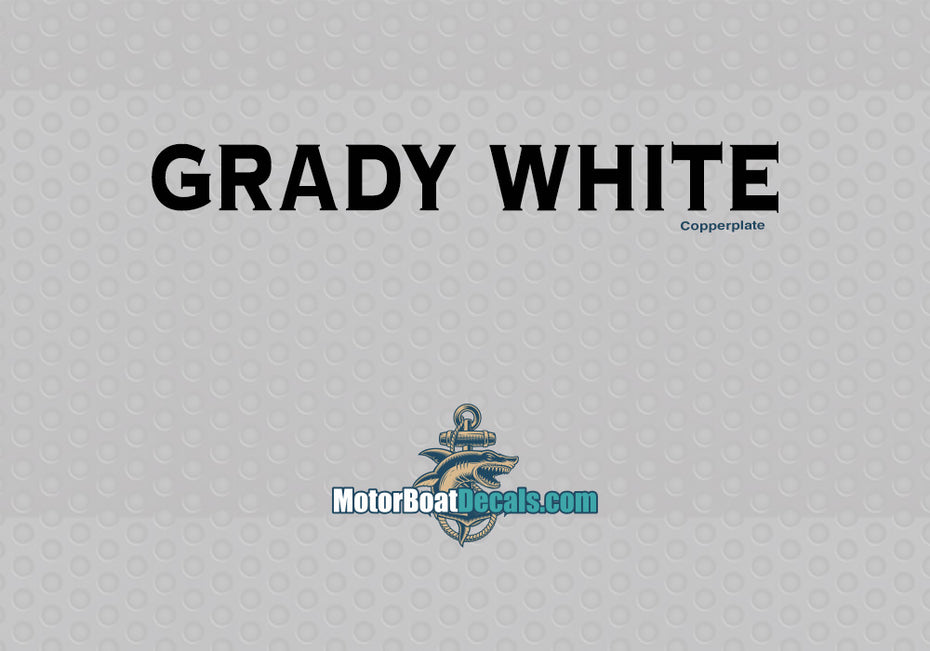 Grady White Manufacturer Style Decal