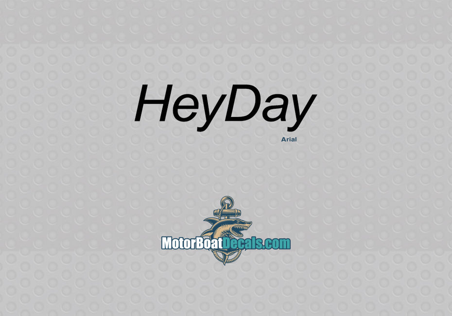 HeyDay Manufacturer Style Decal