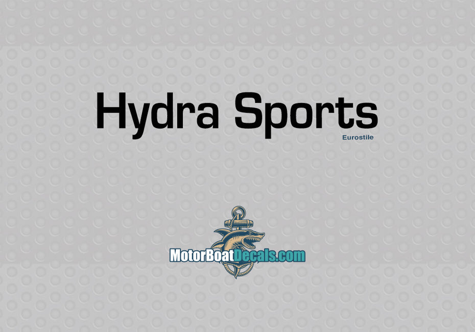 Hydra Sports Manufacturer Style Decal