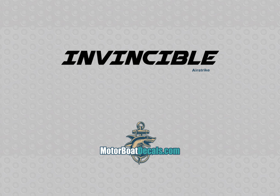 Invincible Manufacturer Style Decal