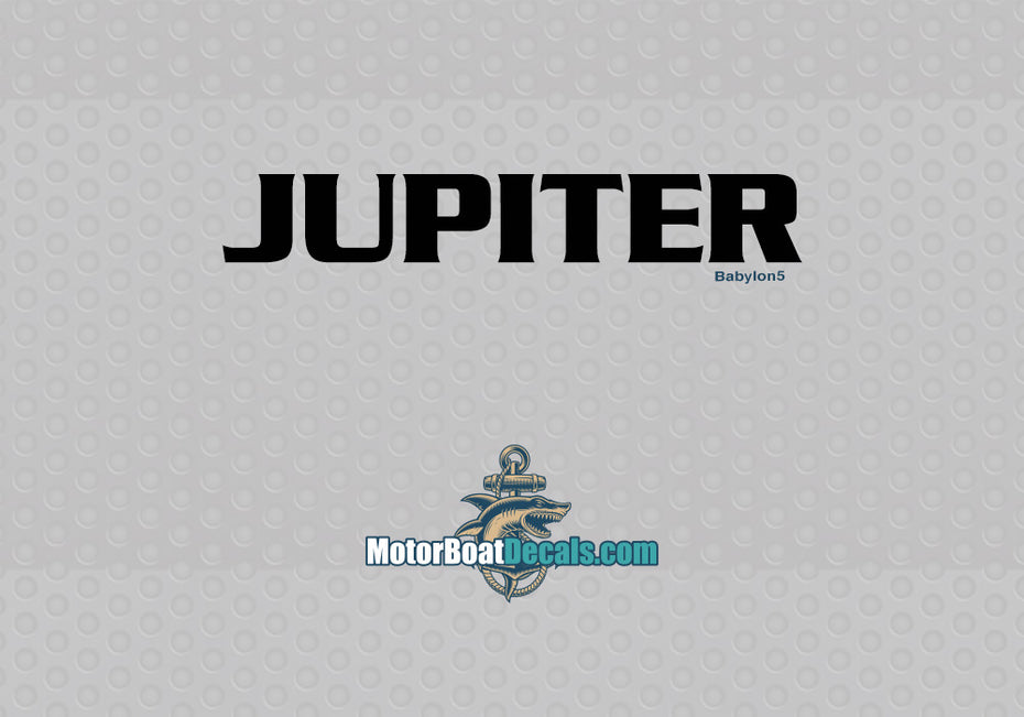 Jupiter Manufacturer Style Decal