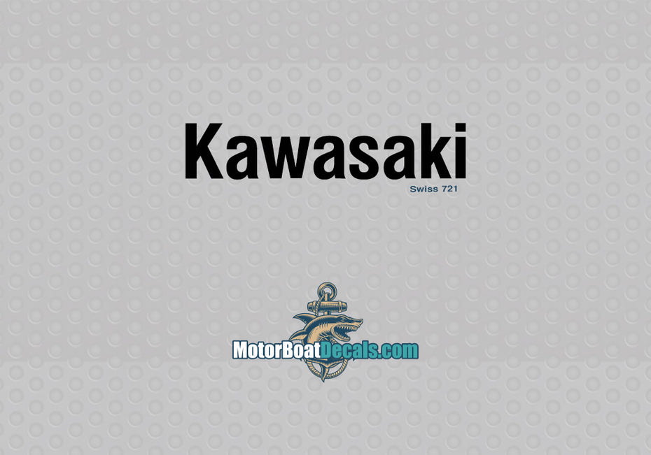 Kawasaki Manufacturer Style Decal