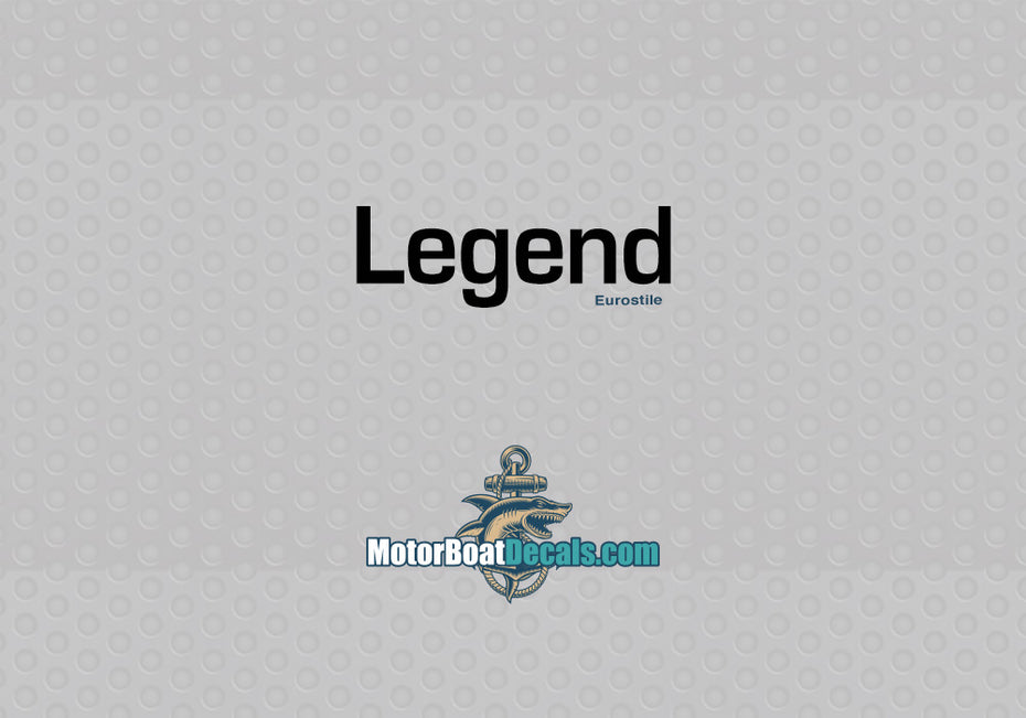 Legend Manufacturer Style Decal