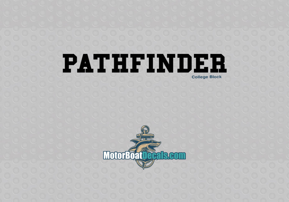 Pathfinder Manufacturer Style Decal