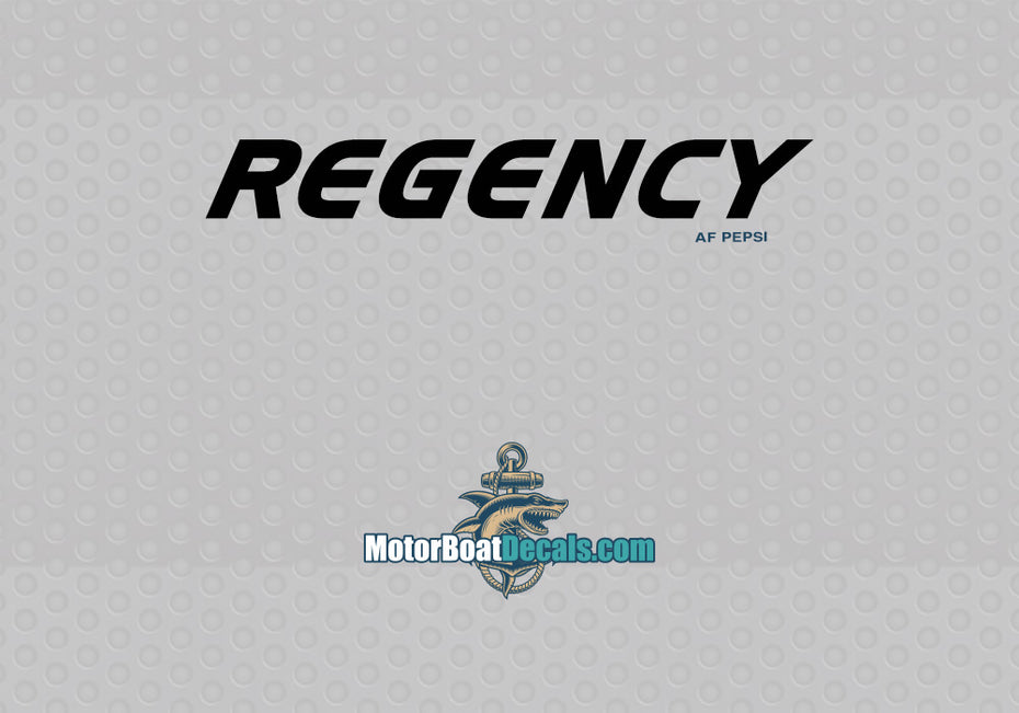 Regency Manufacturer Style Decal