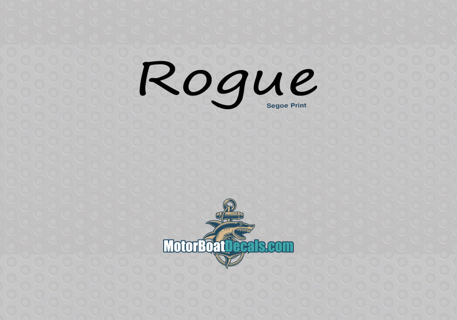 Rogue Manufacturer Style Decal