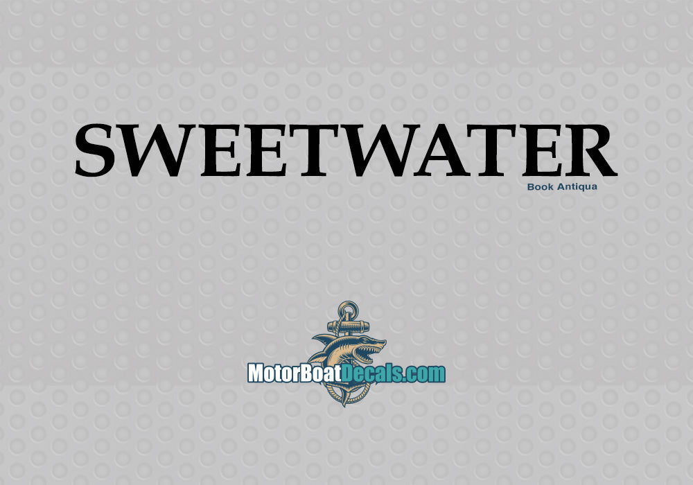 Sweetwater Manufacturer Style Decal