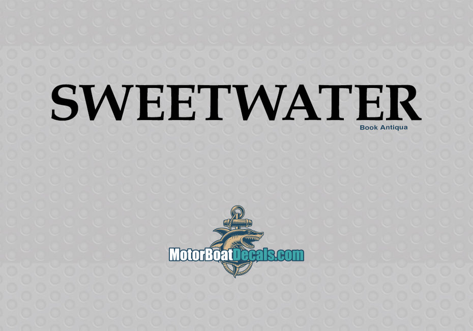 Sweetwater Manufacturer Style Decal