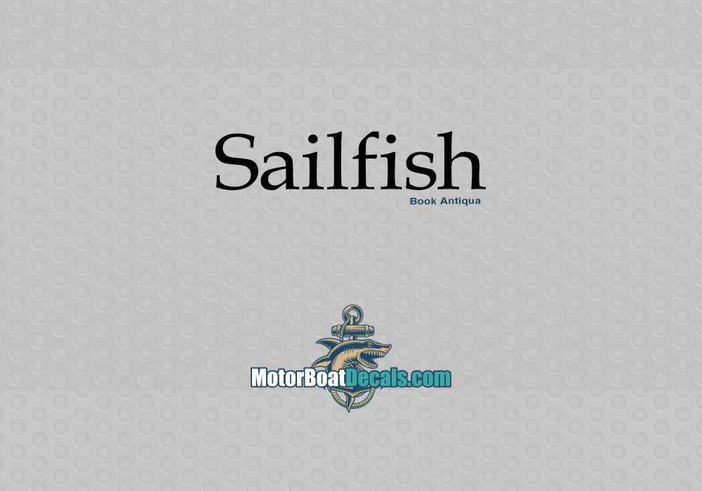 Sailfish Manufacturer Style Decal