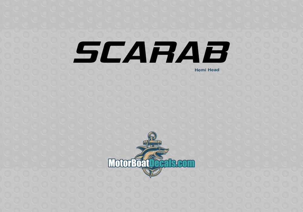 Scarab Manufacturer Style Decal