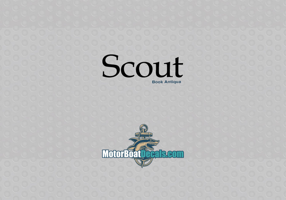 Scout Manufacturer Style Decal