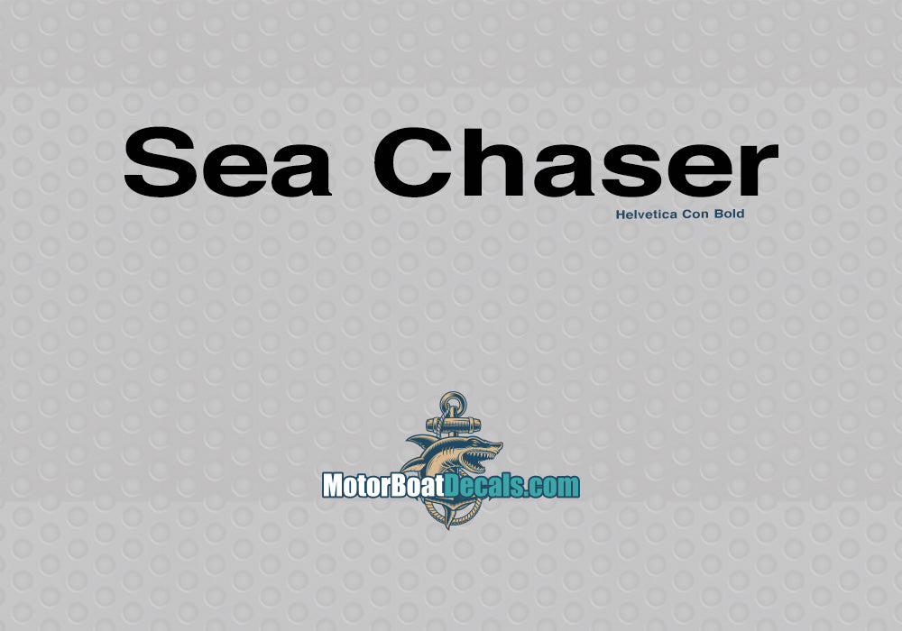 Sea Chaser Manufacturer Style Decal