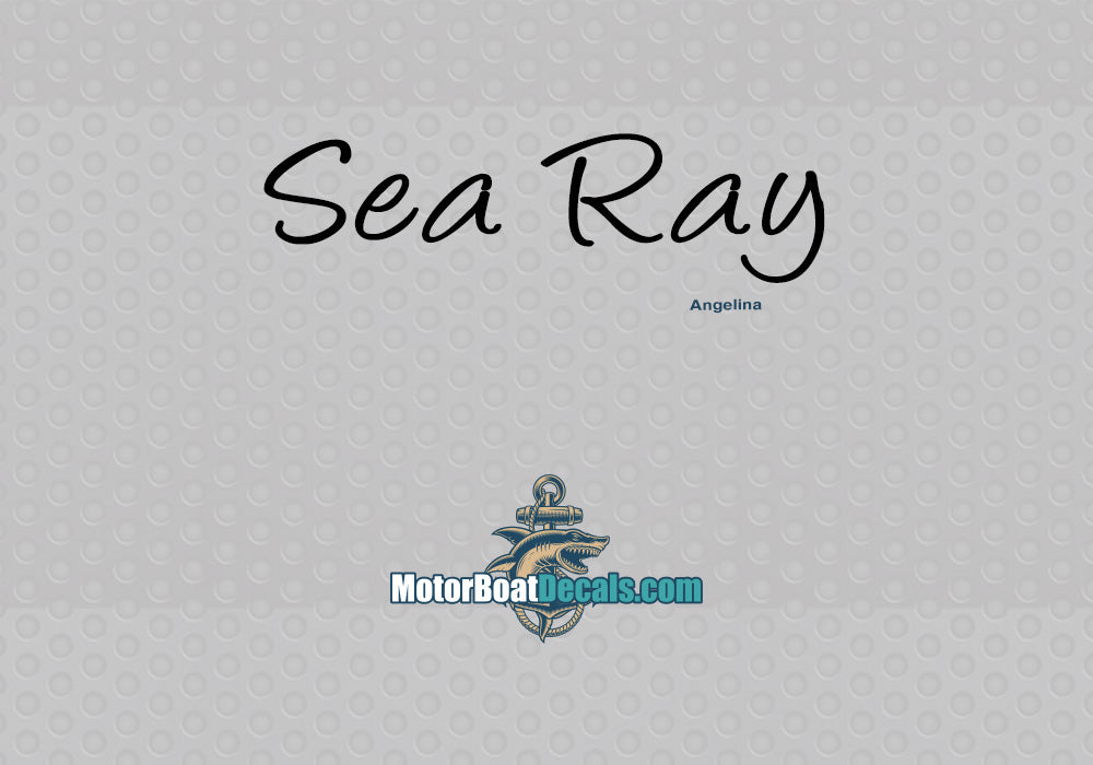 Sea Ray Manufacturer Style Decal