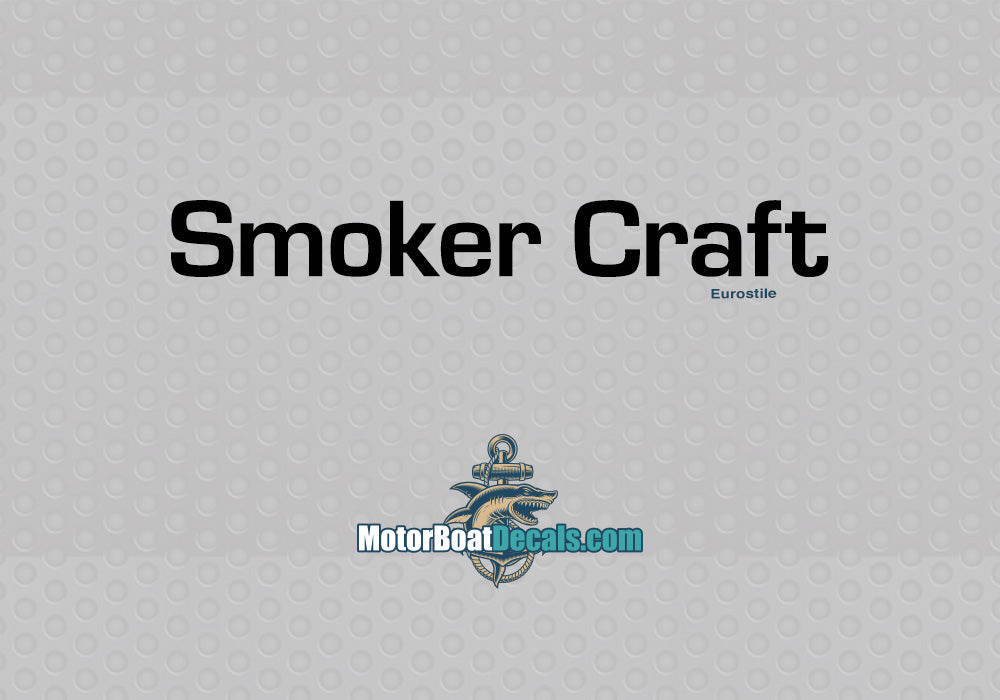 Smoker Craft Manufacturer Style Decal