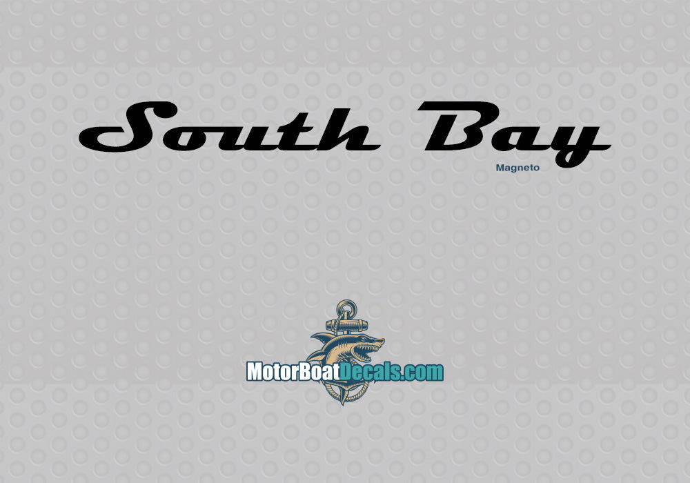 South Bay Manufacturer Style Decal