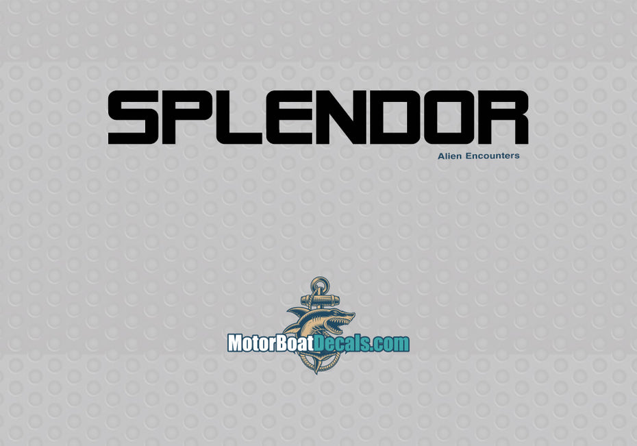 Splendor Manufacturer Style Decal