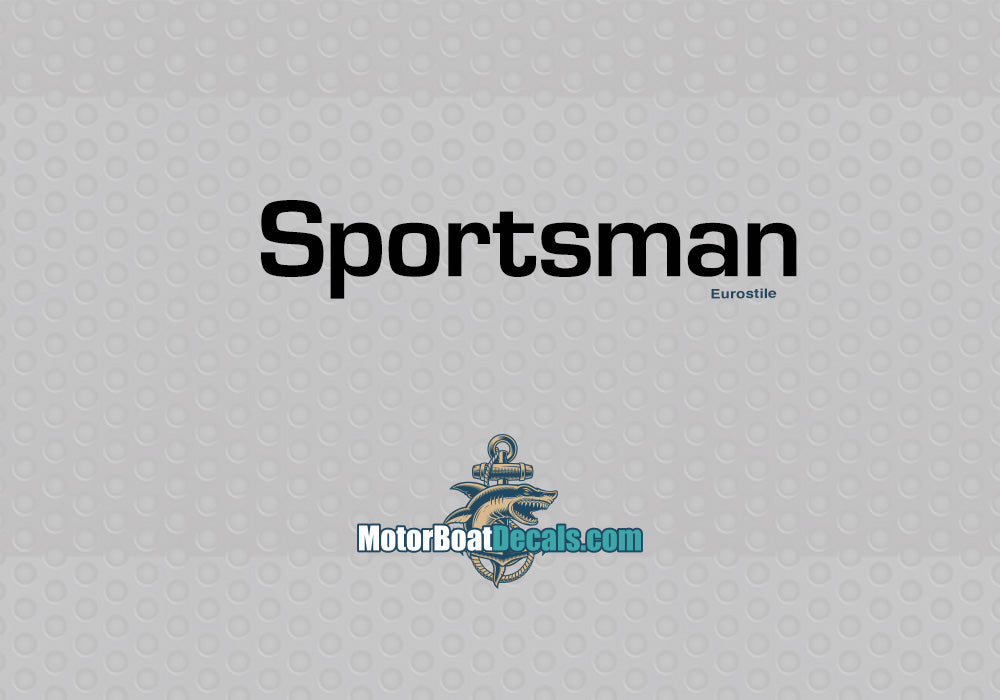 Sportsman Manufacturer Style Decal