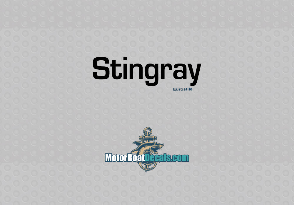 Stingray Manufacturer Style Decal