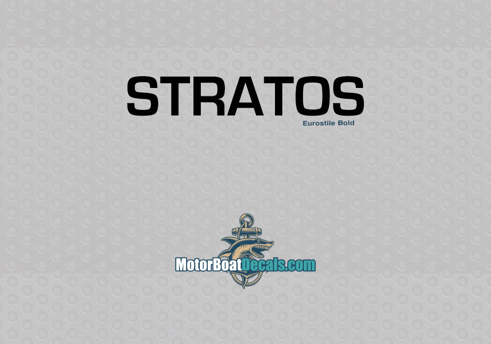 Stratos Manufacturer Style Decal